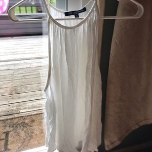 Flowy White See through tank
